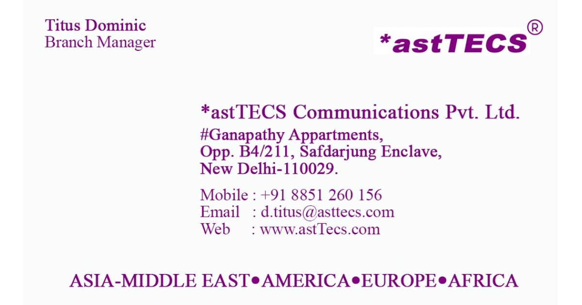 *astTECS Communications Pvt. Ltd.